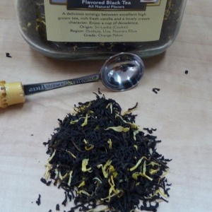 Thé noir crème vanille